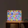 Smileys - Kleurrijk Light Box met batterij (Wandlamp kind) middel -sfeer1_kind
