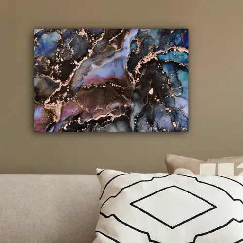Marmer - Goud - Rosé canvas 2cm klein -sfeer3