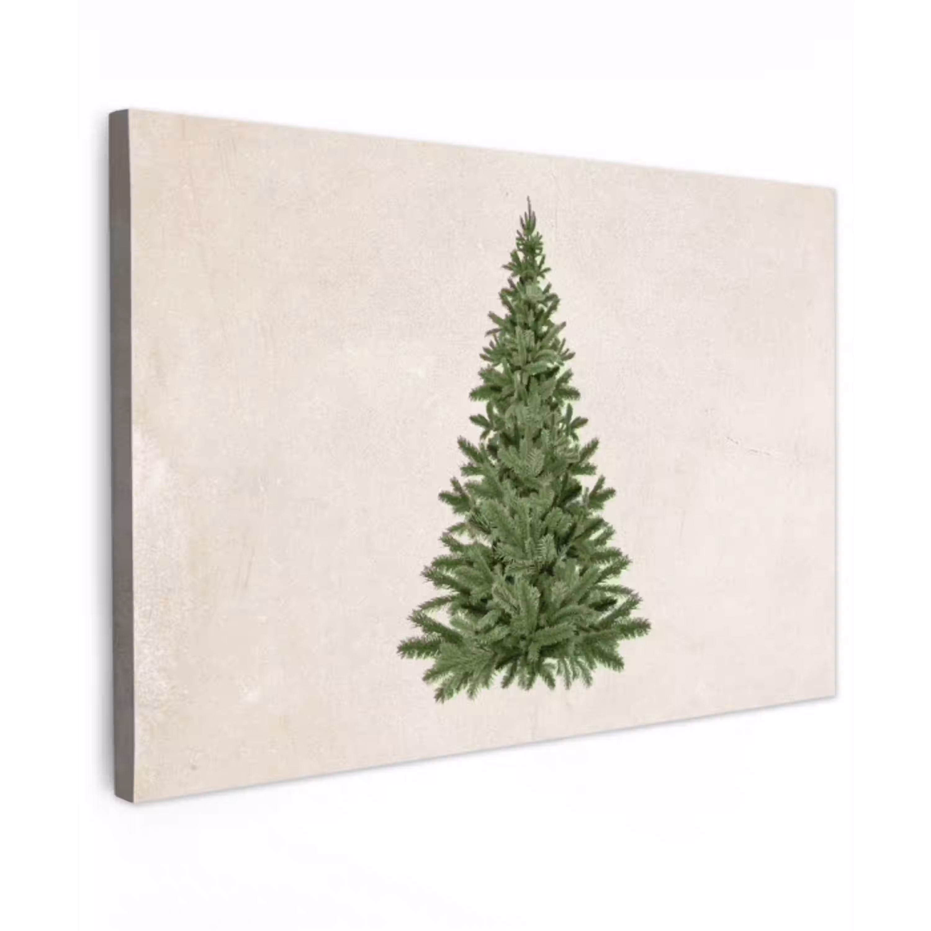 Kerstboom - Groen - Kerstmis - Feestdagen canvas 2cm klein -z3d