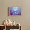 Zeemeerminnenstaart - Koraal - Water Light Box met batterij (Wandlamp kind) middel -sfeer2_kind