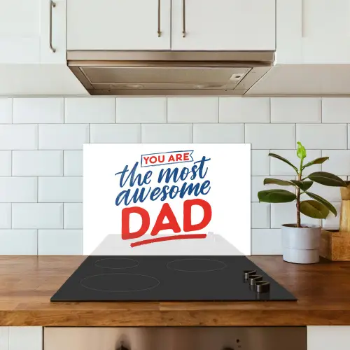 Papa - Vaderdag - Spreuken keuken achterwand spatscherm klein -sfeer2