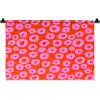Rondjes - Roze - Rood Wandkleed katoen klein 269 -zz3d