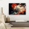 Witte vos - wolken - maan canvas 2cm klein -sfeer6