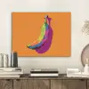 Felle kleuren - Banaan - popart PET vilt klein -sfeer1