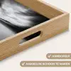 Golfbal - Wazig - Zwart Dienblad Rechthoek middel -USP_HandgreepNL