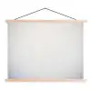 Beton - Wit - Modern textielposter latten blank klein -3d