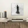 Schaakstuk - Koning - Zwart - Marmer plexiglas 5mm klein -sfeer1