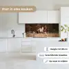Paard - Bruin - Gras keuken achterwand 2 middel -sfeer4_NL