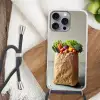 Papieren - Boodschappen - Groente - Kleurrijk Hoesje iPhone 16 Pro Max met koord klein -sfeer4