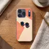 Zonnebril - Schaduw - Oranje - Minimalistisch Telefoonhoesje iPhone 17 Pro klein -sfeer1