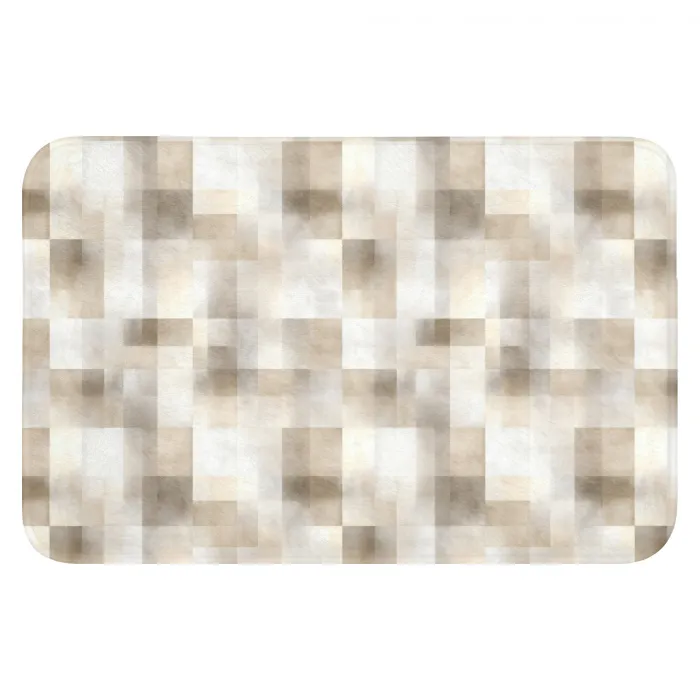 Textuur - Linnen - Beige Badmat klein 997 -3d