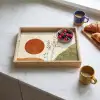 Zon - Abstract - Takken - Oranje Dienblad Rechthoek middel -sfeer2