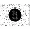 Quotes - Huisje. Tuintje. Wijntje. - Wijn - Tekst tuinposter los doek klein -3d