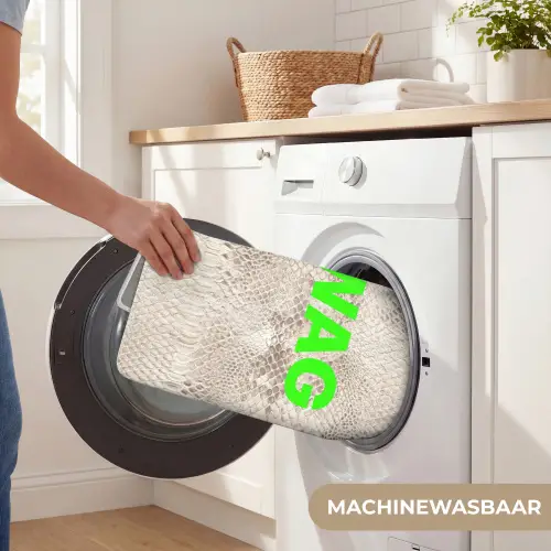 Slangenprint - SWAG - Neon - Groen Badmat klein -USP_WasbaarNL