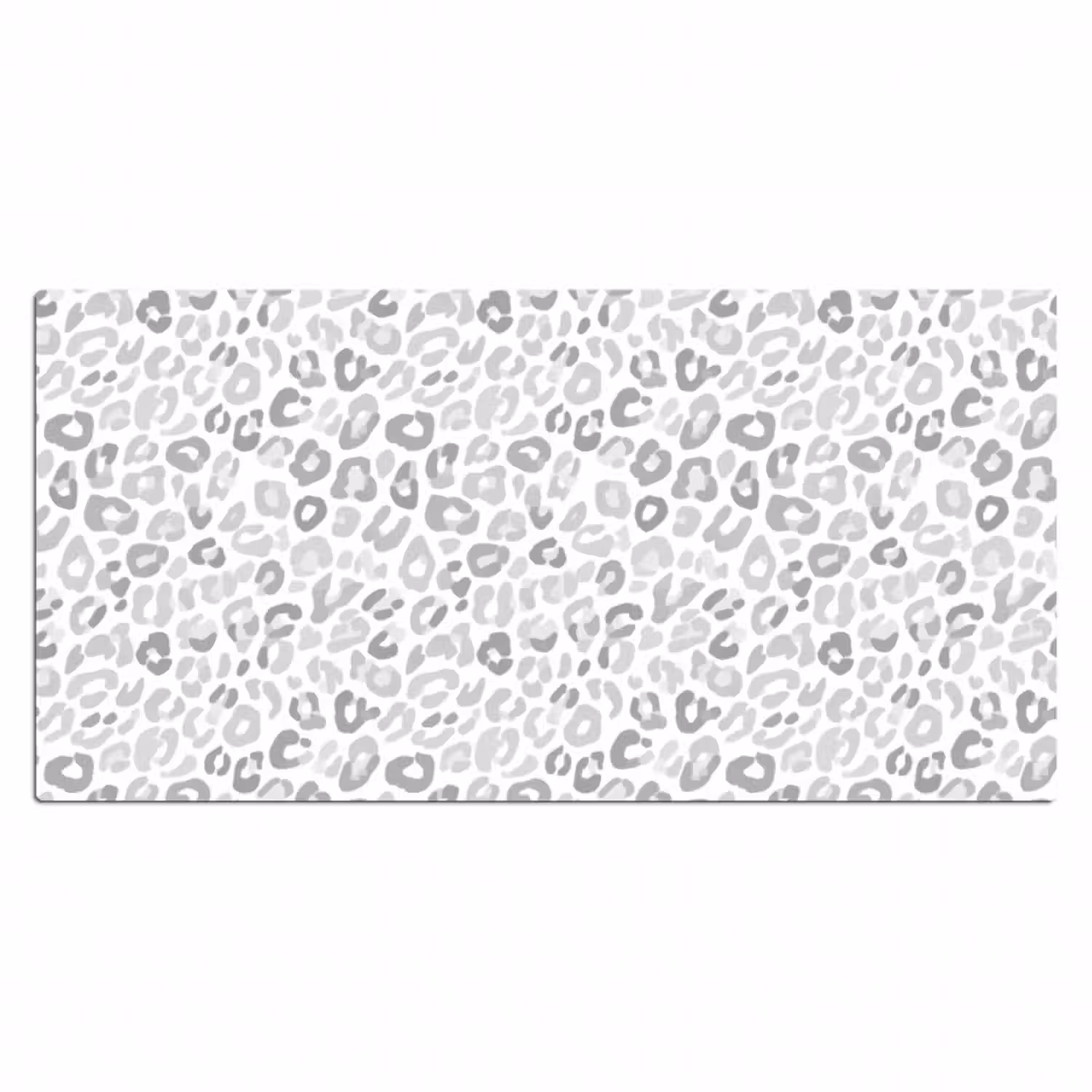 Schreibtischunterlage - Leopard - Motiv - Grau