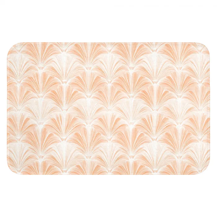 Waaier - Patroon - Perzik WCmat klein 1009 -3d
