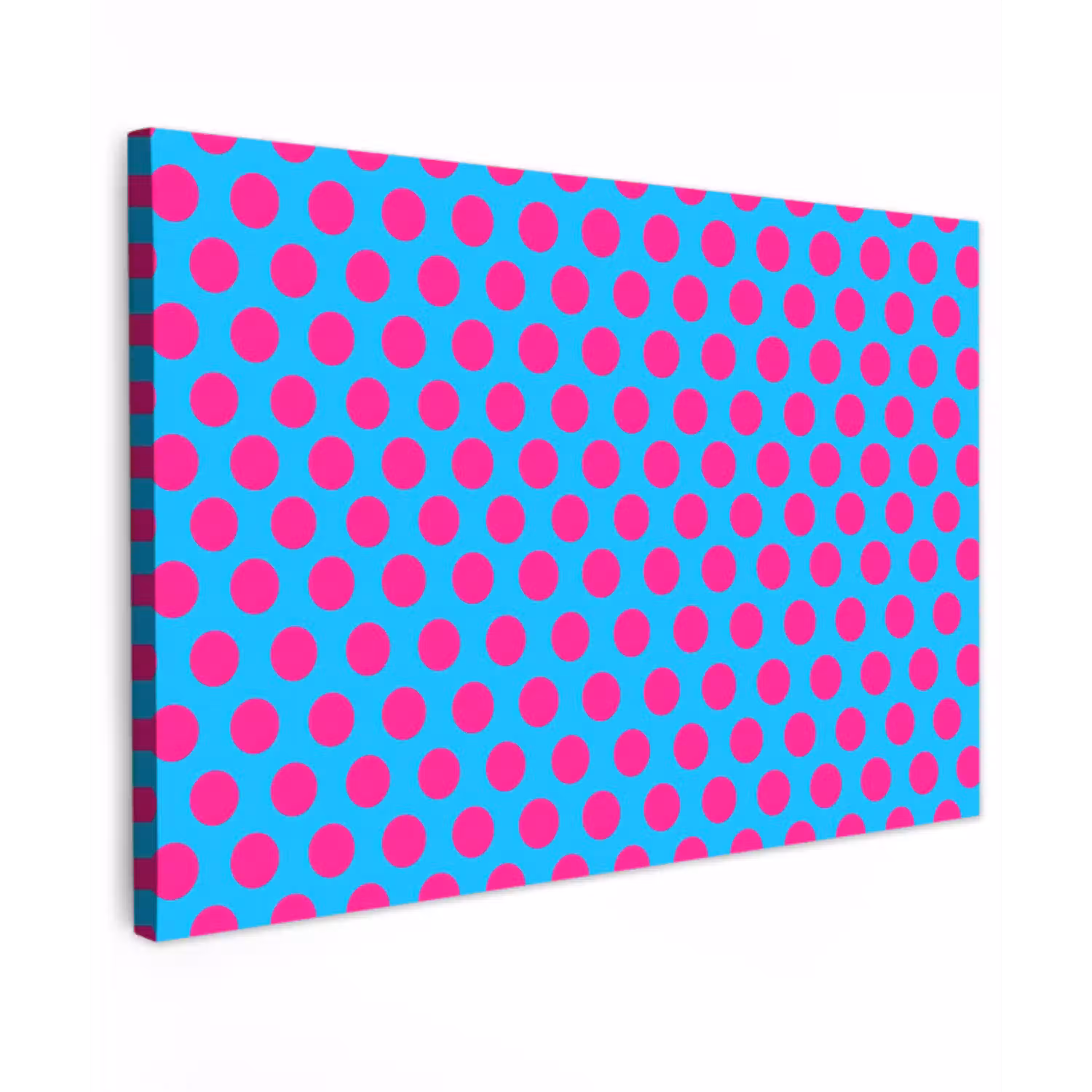 Stippen - Klassiek - Roze canvas 2cm klein 34 -z3d