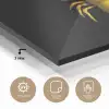 Kreeft - Geel - Stippen - Effen plexiglas 5mm klein -sfeer2