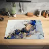 Blauwe Dromen en Gouden Aders Inductie beschermer vinyl 3mm klein -sfeer5