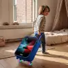 Sportwagen - Lichtstralen - Neon - Blauw Kinderkoffer - Blauw klein -sfeer1