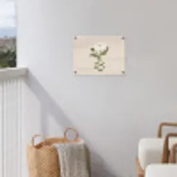 Vaas - Geruit - Bloem - Groen tuinposter los doek klein -sfeer8