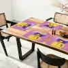 Zonnebril - Vrouw - Jas - Veren Placemat vinyl groot -zzsfeer4_Kitchenyeah-website