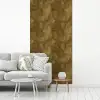 Organisch - Lijnen - Goud fotobehang vinyl groot 64 -woonkamer