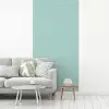 Turquoise - Patroon - Lijnen fotobehang vinyl groot 64 -woonkamer