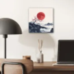 Kersenbloesem - Oosters - Rood aluminium wit klein -sfeer5
