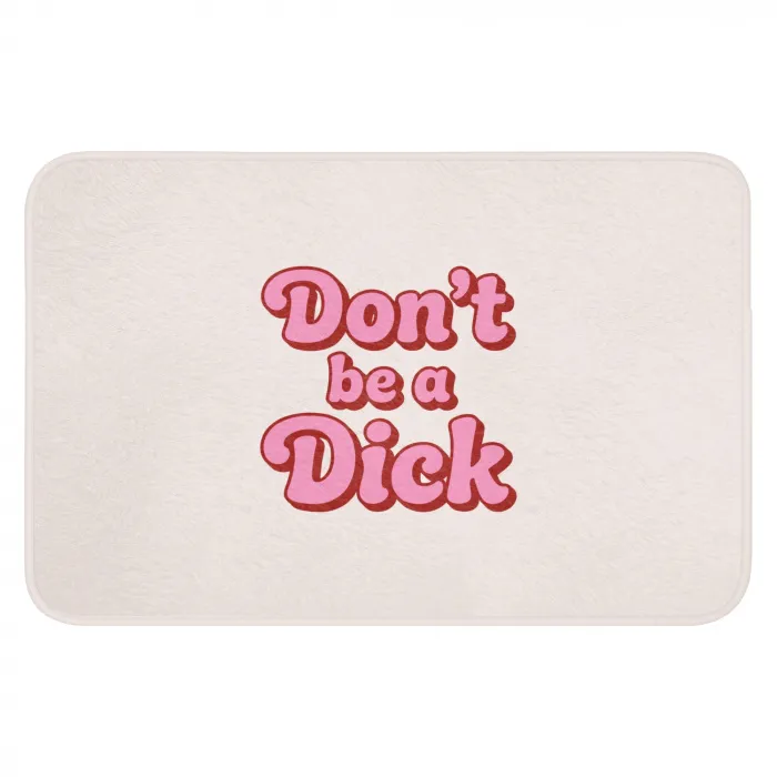 Tekst - Boodschap - Roze WCmat klein -3d