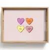 Hartjes - Pastel - Liefde - Moeder Dienblad Rechthoek middel -z3d_shopping