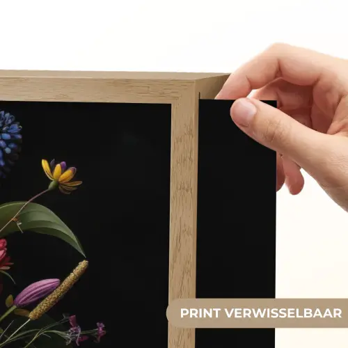 Lente - Bloemen - Klassiek - Vaas Light Box met batterij (Wandlamp) middel -USP_websiteprintNL