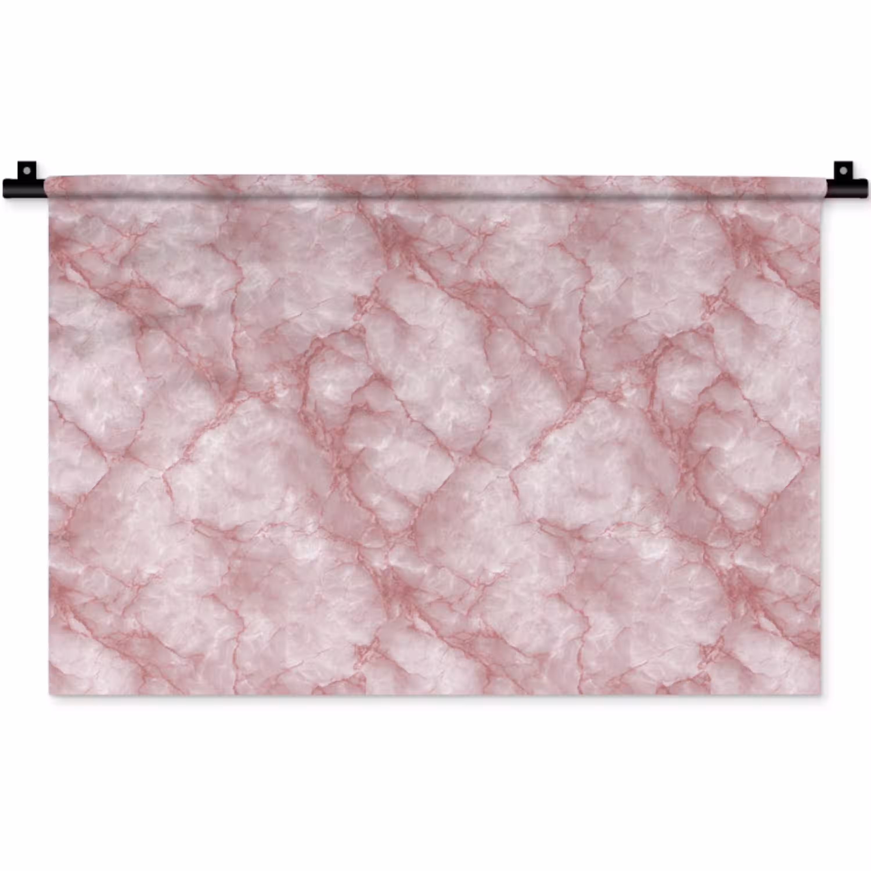 Roze - Kwartsmarmer - Aders Wandkleed katoen klein 269 -zz3d