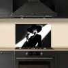 Vrouw - Wijn - Chic keuken achterwand spatscherm klein -sfeer1
