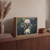 Glasstukjes - Leliebladeren - Vis - Oranje Light Box met batterij (Wandlamp) middel -sfeer2