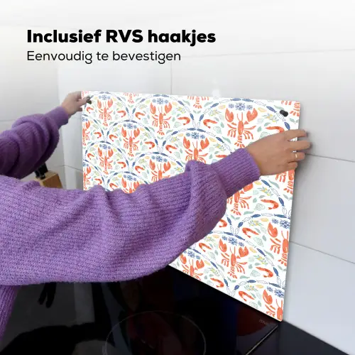 Sfeer - Oranje - Blauw - Groen Inductie beschemer met haakjes klein 777 -ky-ophangen-nl
