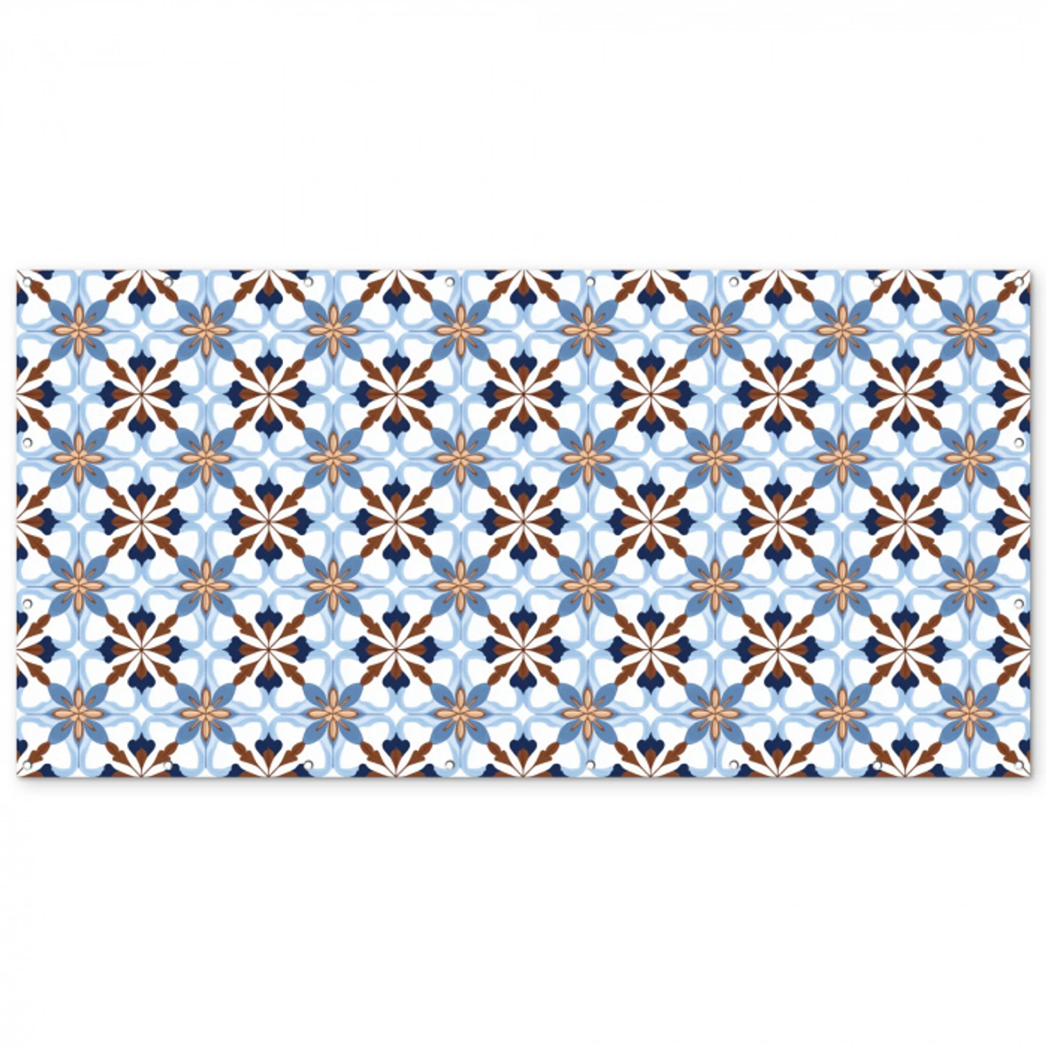 Ornament - Tegel - Kleurrijk Balkonbeschermer Duitsland klein 596 -zz_3d