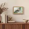Marmer - Goud - Groen - Luxe Light Box met kabel (Tafellamp) klein -sfeer2