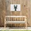 Kreeft - Glossier - Groen - Wit Tuinposter op houten frame 2 cm dik klein -sfeer4