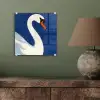 Zwaan - Wit - Snavel - Illustratie plexiglas 5mm klein -sfeer3