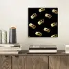 Macarons - Patroon - Goud - Zwart aluminium wit klein -sfeer1