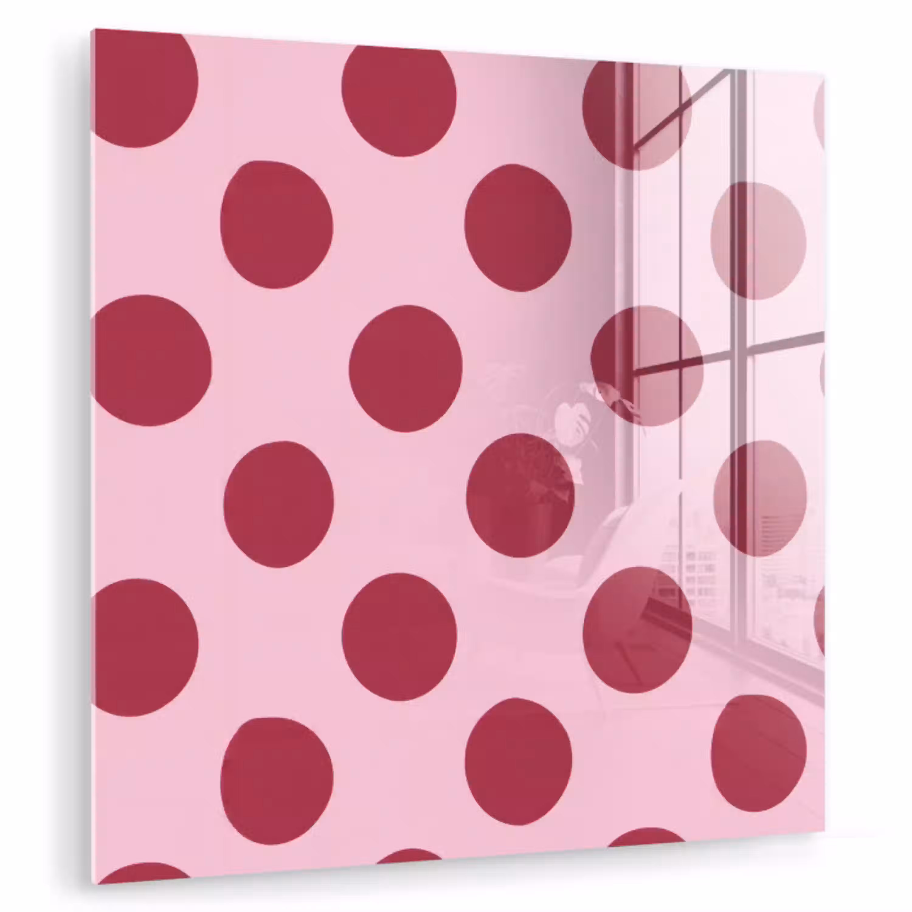 Stippen - Patroon - Bordeaux plexiglas 5mm klein 11 -zzzproduct_nieuw
