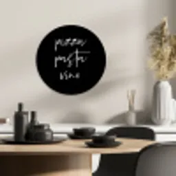 Zwierig Italiaans Trio KitchenYeah - Keuken - Wandcirkel Forex klein -sfeer2