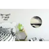 Zee - Rotsen - Storm Wandcirkel aluminium klein -kinderkamer