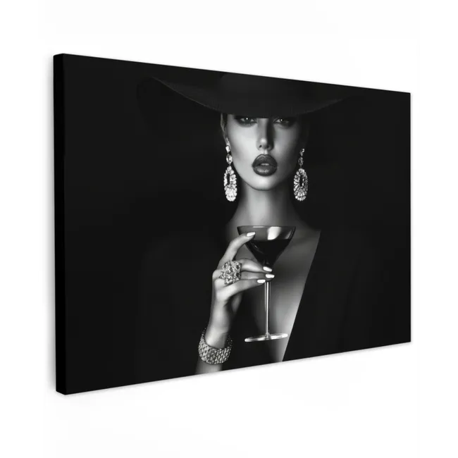Buiten canvas - Vrouw - Cocktail - Chic