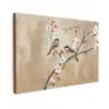 Vogels - Bloesemtak - Bloemen - Oranje canvas 2cm klein -z3d