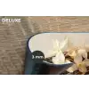 Vanille - Bloemen - Beige Placemat vinyl groot -closeup