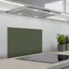 Groen - Effen kleur - Olijfgroen keuken achterwand spatscherm klein 900 -3d_schuin
