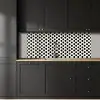 Klassiek - Stippen - Zwart keuken achterwand 2 middel 871 -sfeer1