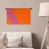 Cool - Paars - Oranje Wandkleed katoen klein -sfeer4